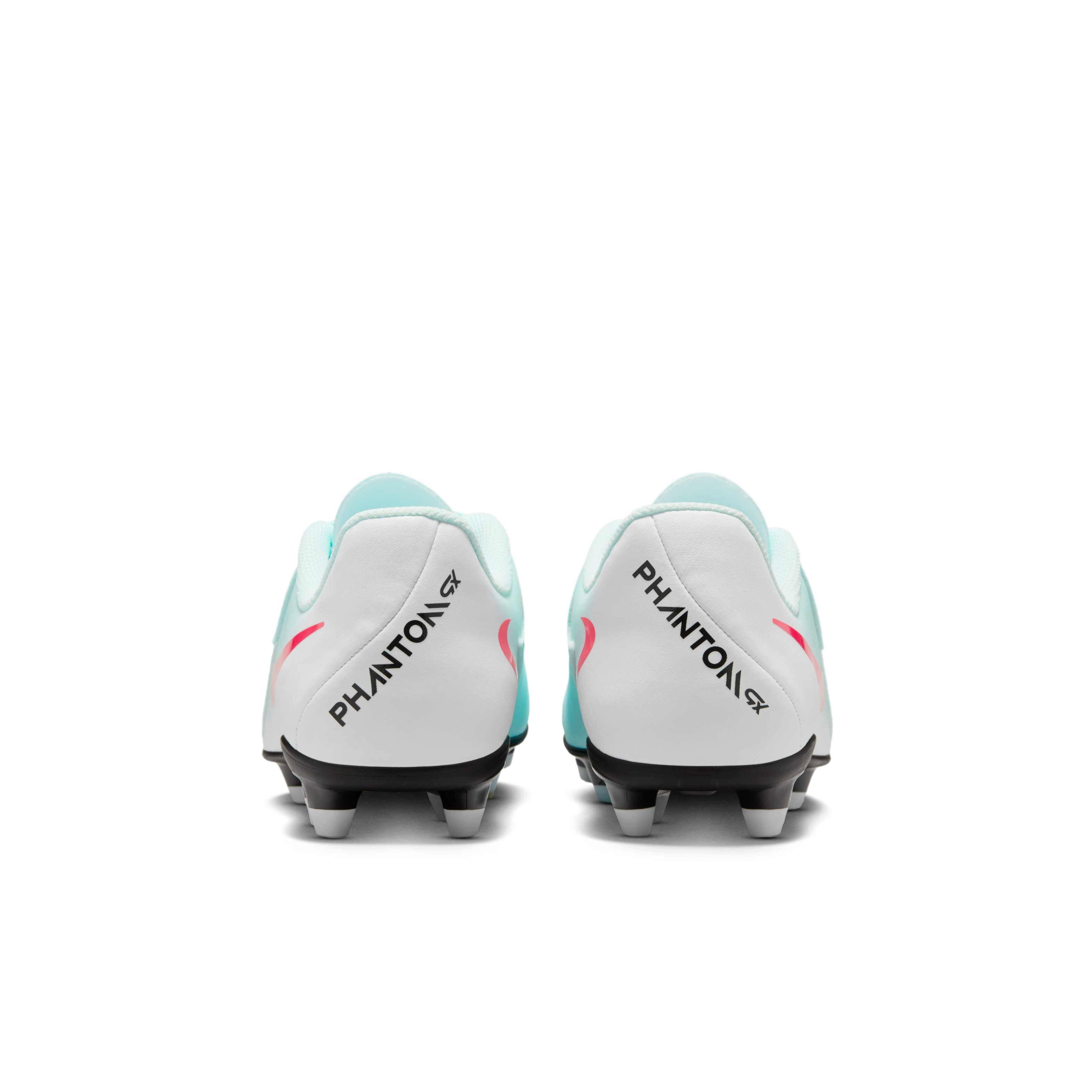 Nike Jr. Phantom GX 2 Club MG "Mint/Off Noir/Atomic Red" Grade School Kids' Soccer Cleat - MINT/OFF NOIR/RED Thumbnail View 5