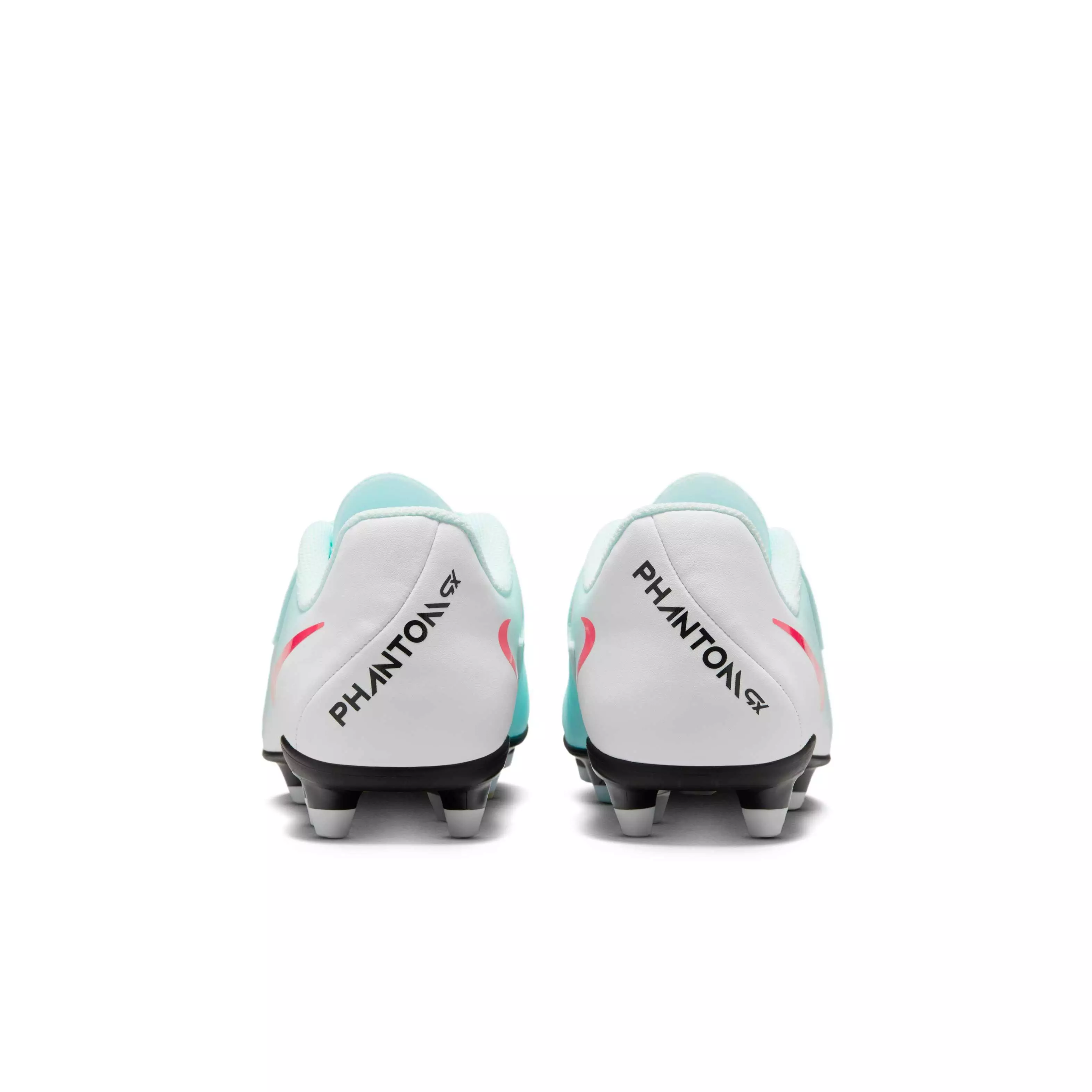 Nike Jr. Phantom GX 2 Club MG "Mint/Off Noir/Atomic Red" Grade School Kids' Soccer Cleat - MINT/OFF NOIR/RED