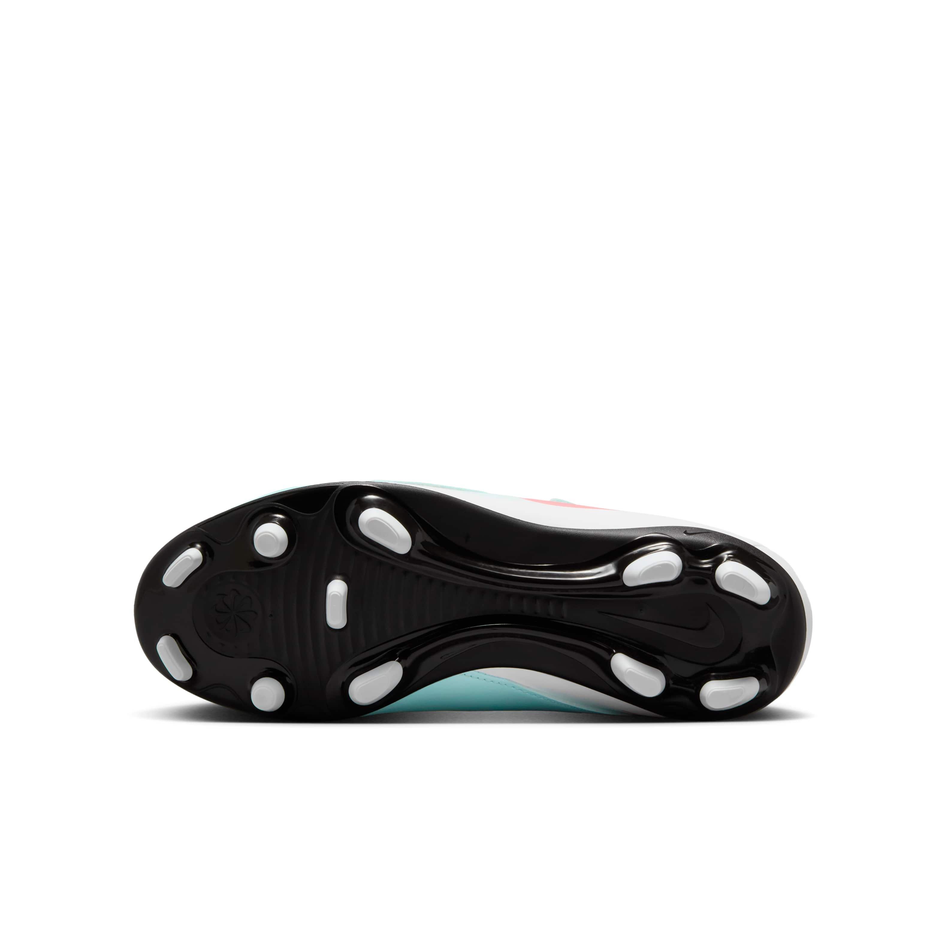 Nike Jr. Phantom GX 2 Club MG "Mint/Off Noir/Atomic Red" Grade School Kids' Soccer Cleat - MINT/OFF NOIR/RED Thumbnail View 6