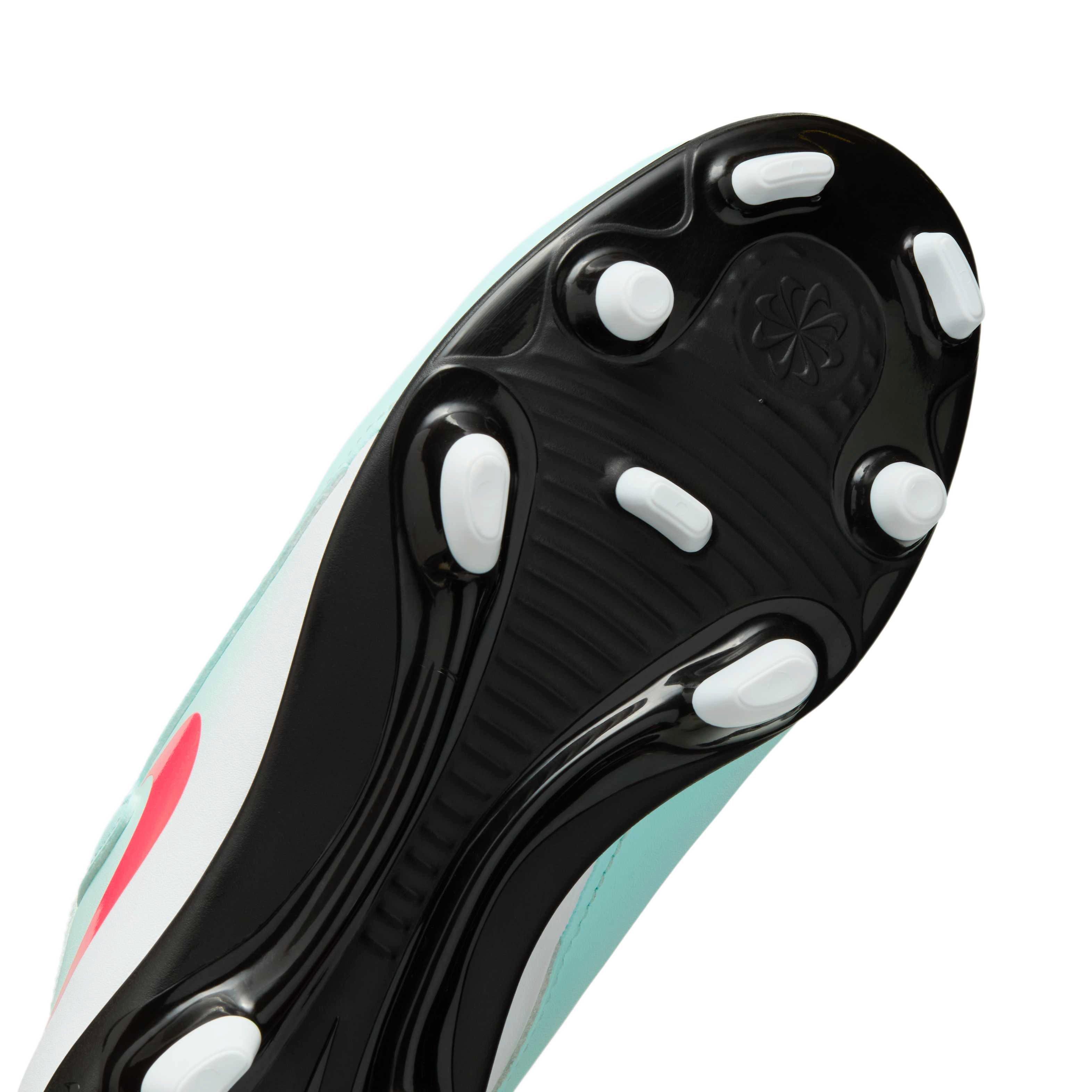 Nike Jr. Phantom GX 2 Club MG "Mint/Off Noir/Atomic Red" Grade School Kids' Soccer Cleat - MINT/OFF NOIR/RED Thumbnail View 7