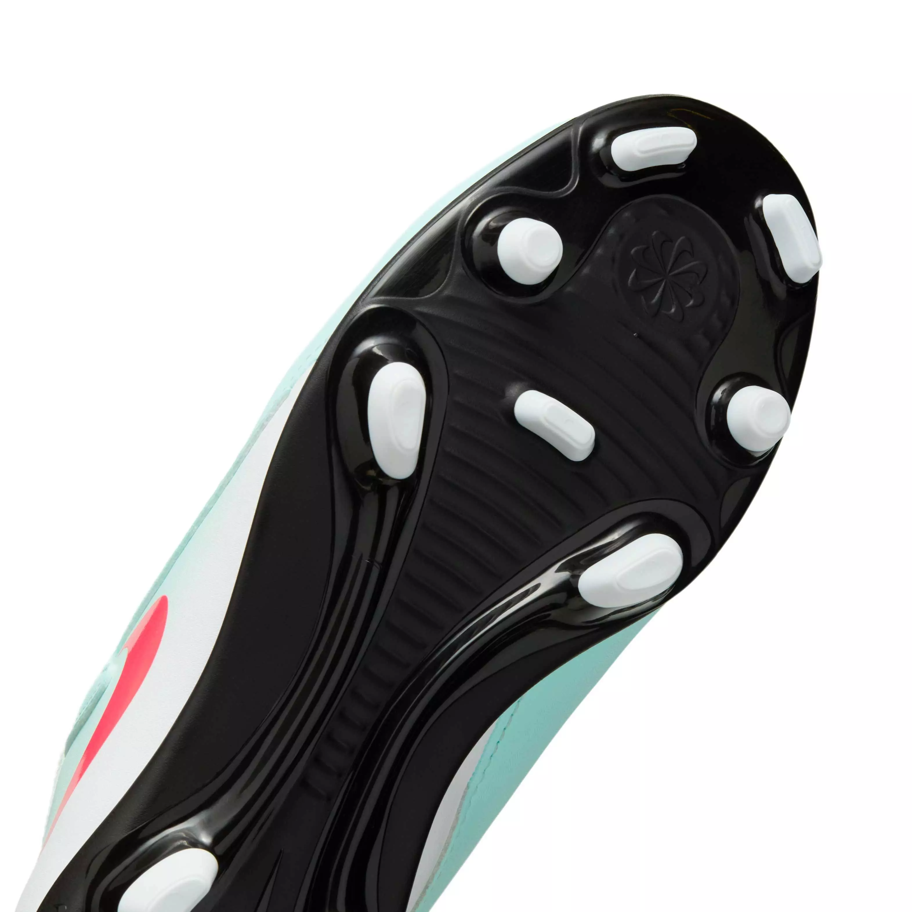 Nike Jr. Phantom GX 2 Club MG "Mint/Off Noir/Atomic Red" Grade School Kids' Soccer Cleat - MINT/OFF NOIR/RED