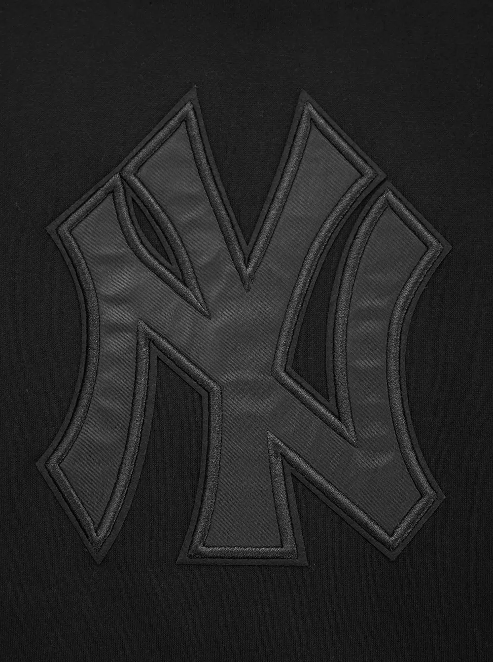 Pro Standard Men's MLB New York Yankees Neutral Drop Shoulder Fleece Crewneck Sweatshirt - Black - BLACK