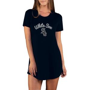College Concepts Women's Marathon Knit Chicago White Sox Nightshirt -Black