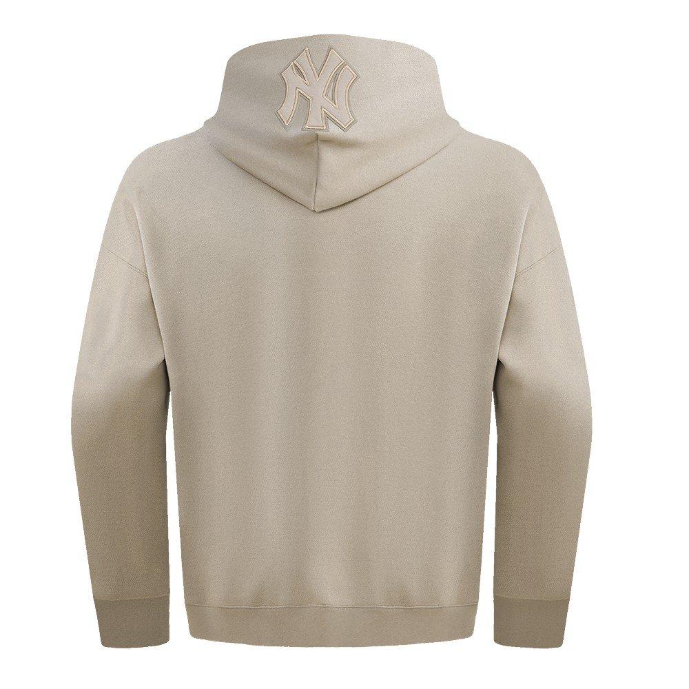 Pro Standard Men's MLB New York Yankees Neutral Drop Shoulder Pullover Hoodie - Taupe - TAUPE