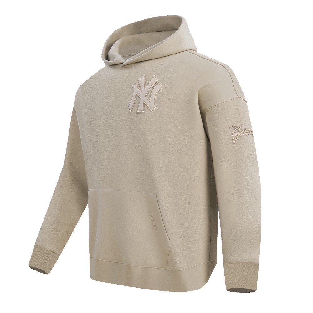 Pro Standard Men's MLB New York Yankees Neutral Drop Shoulder Pullover Hoodie - Taupe - TAUPE