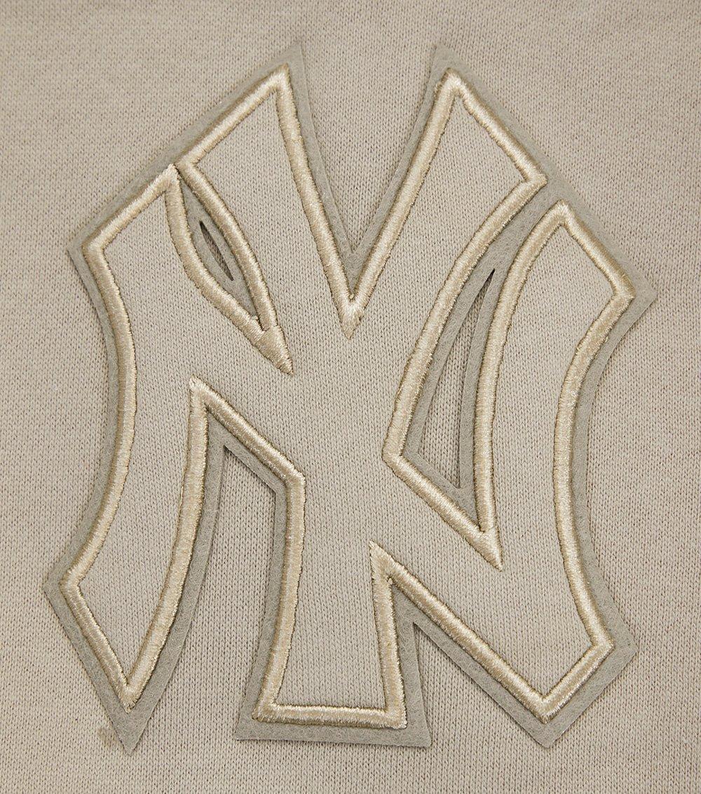 Pro Standard Men's MLB New York Yankees Neutral Drop Shoulder Pullover Hoodie - Taupe - TAUPE