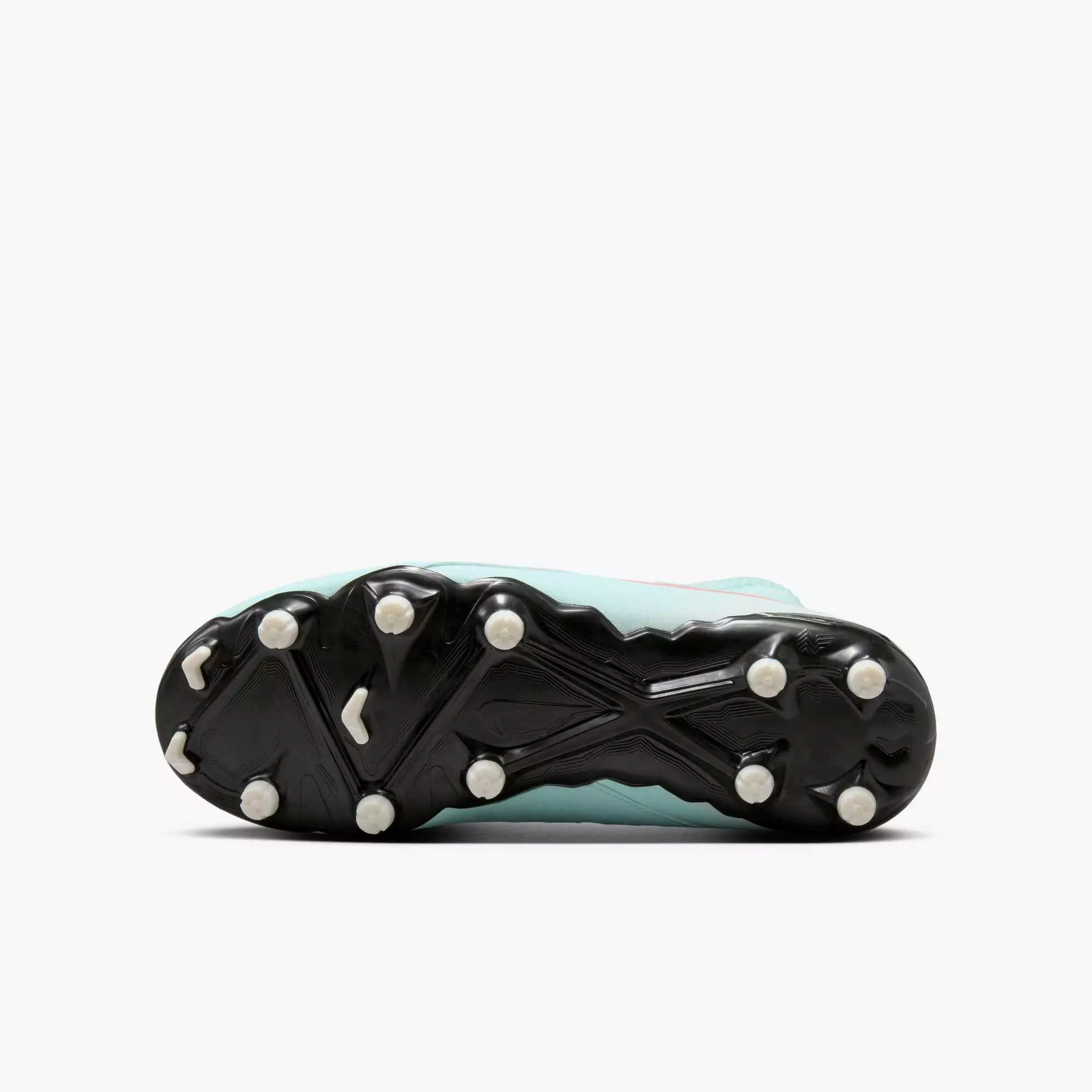 Nike Jr. Phantom Luna 2 Academy MG "Mint/Off Noir/Atomic Red" Grade School Kids' Soccer Cleat - MINT/OFF NOIR/RED