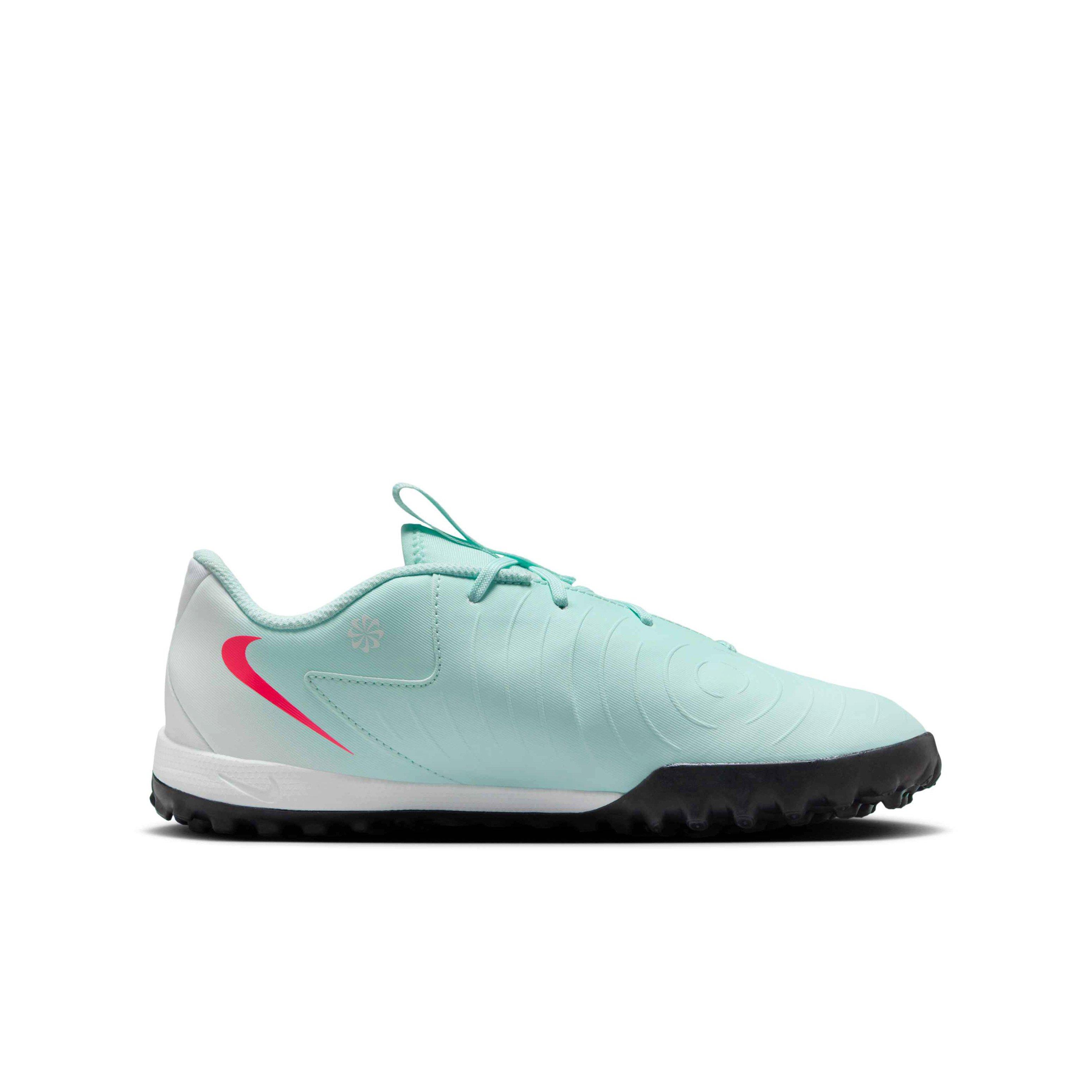 Nike Jr. Phantom GX 2 Club Turf "Mint/Off Noir/Atomic Red" Grade School Kids' Soccer Shoe - MINT/OFF NOIR/RED Thumbnail View 1