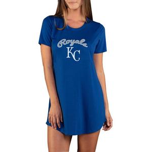 College Concepts Women's Marathon Knit Kansas City Royals Nightshirt -Royal