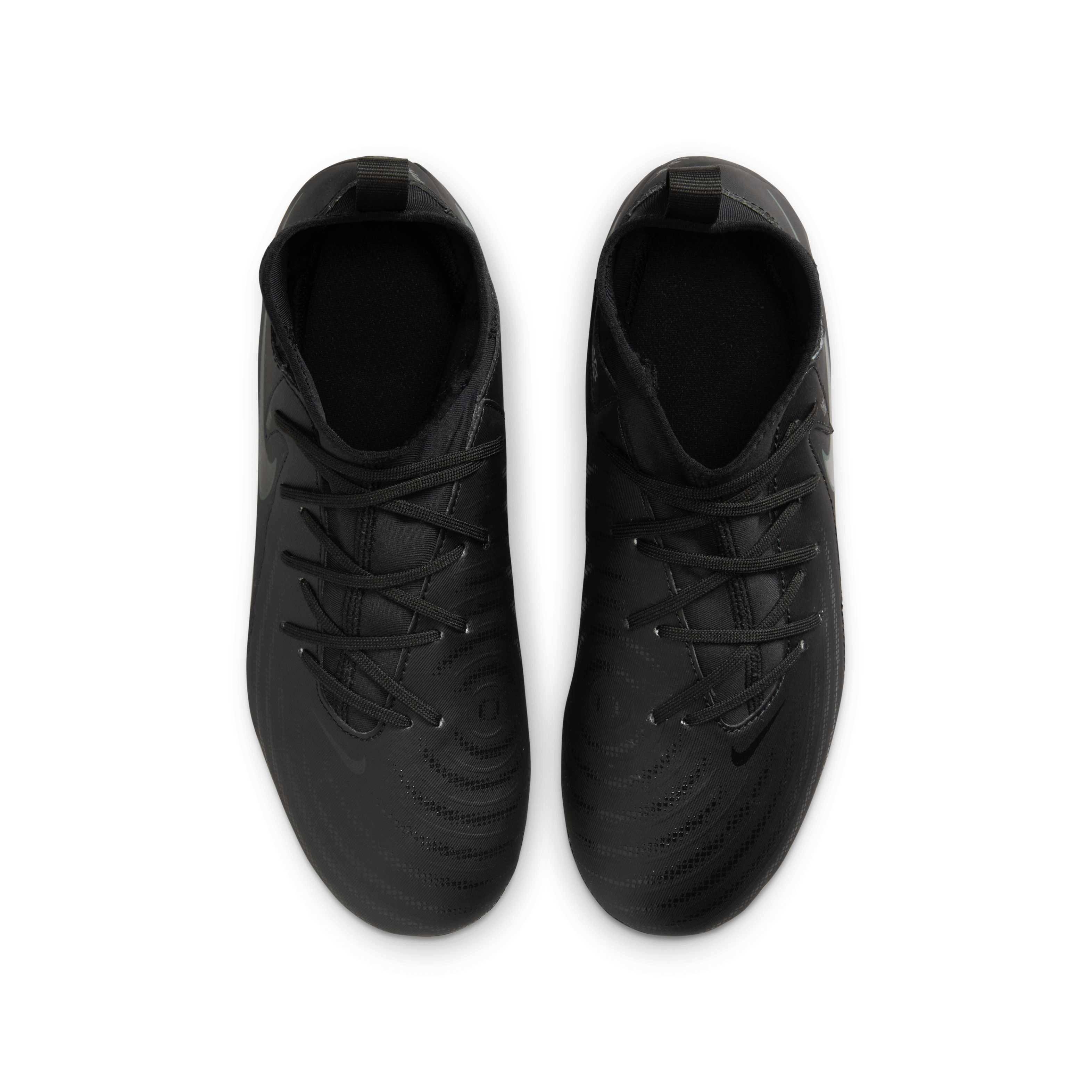 Nike Jr. Phantom Luna 2 Academy Turf Grade School Kids' "Black/Deep Jungle/Black" Soccer Shoe