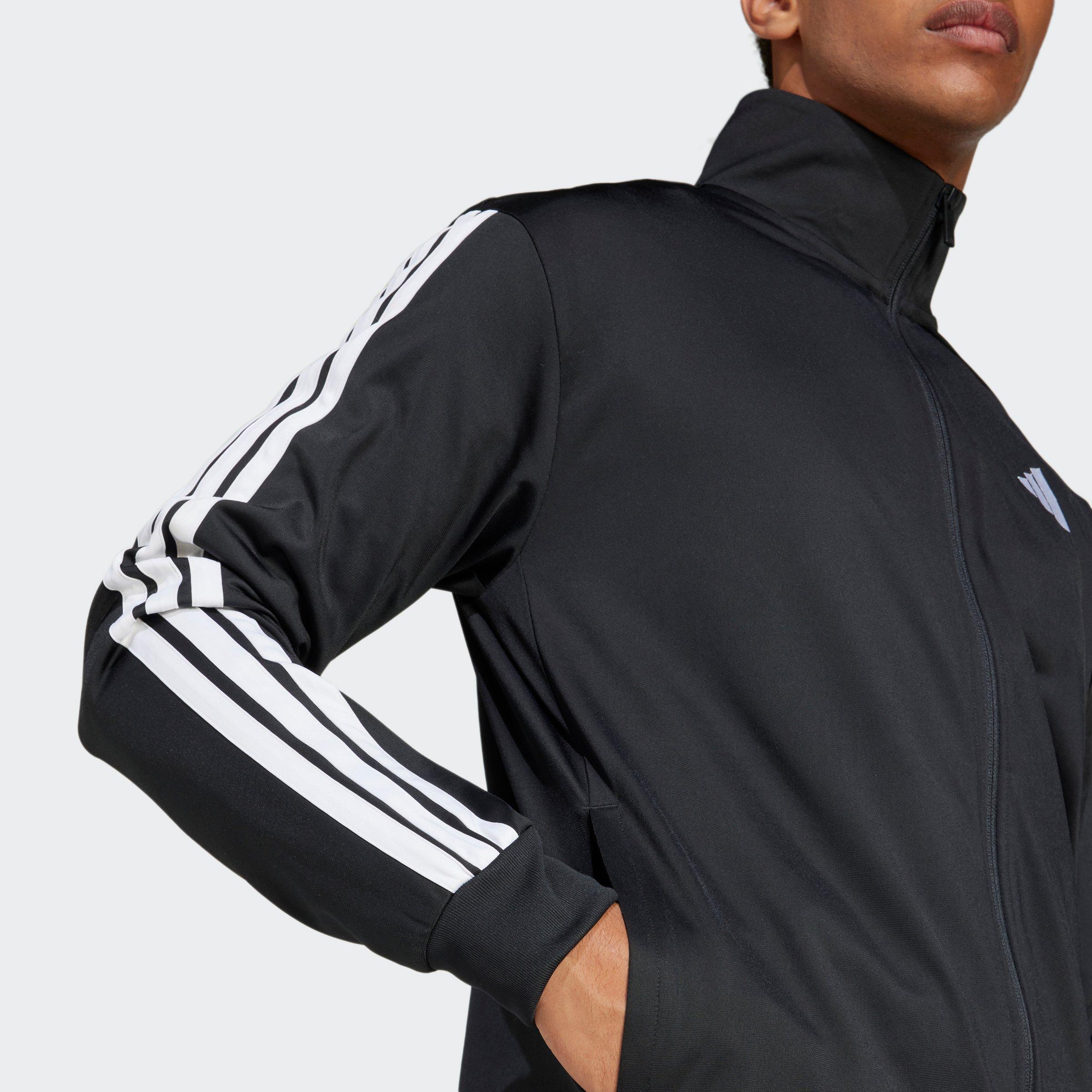 adidas Dayready Men's Full Zip Track Jacket - Black