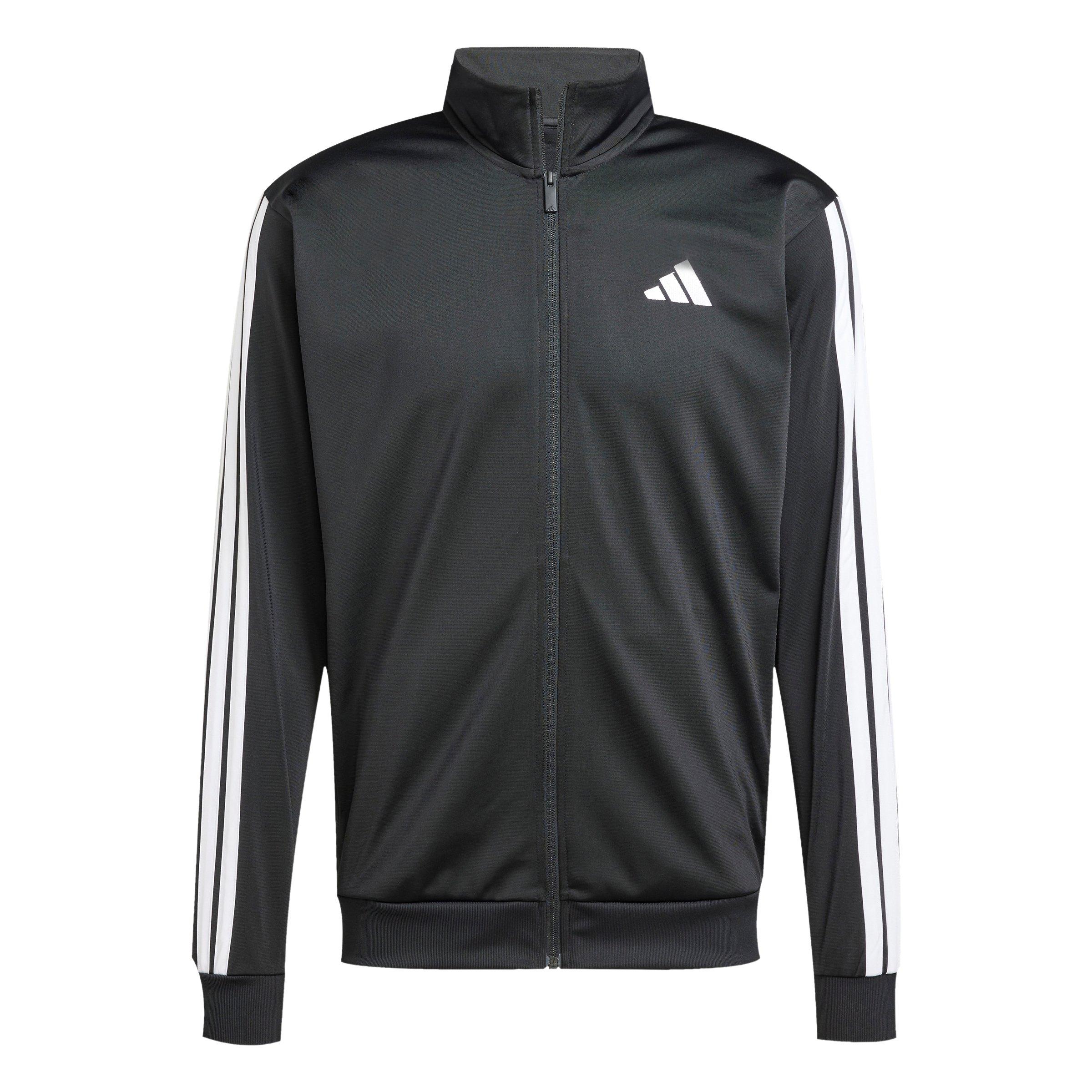adidas Men's Dayready Tracktop - Black/White - BLACK/WHITE Thumbnail View 6