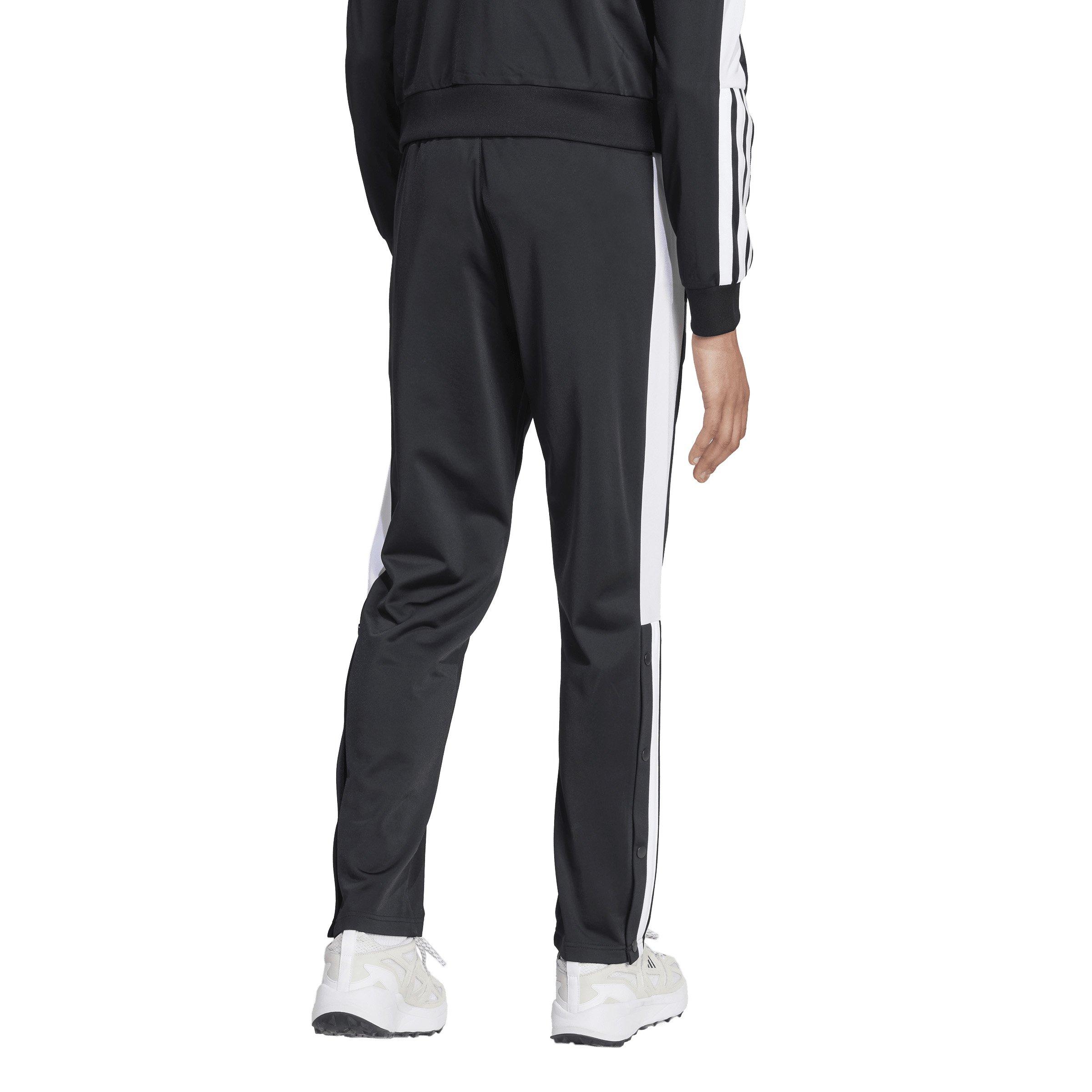 adidas Men's Snap Track Pant - Black/White - BLACK/WHITE Thumbnail View 2