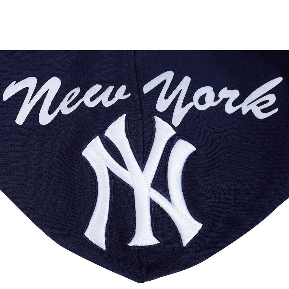 Pro Standard Men's MLB New York Yankees Team Badge Rib Fleece PO Hoodie - Navy - NAVY