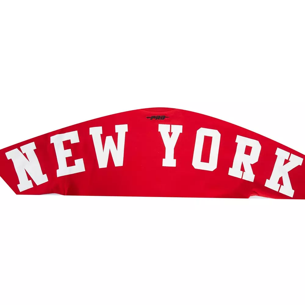 Pro Standard Men's MLB New York Yankees Wingspan Drop Shoulder Fleece Crewneck - Red - RED
