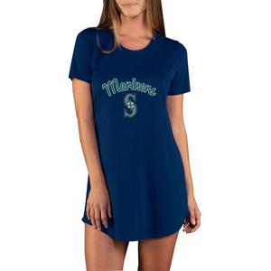 College Concepts Women's Marathon Knit Seattle Mariners Nightshirt -Navy