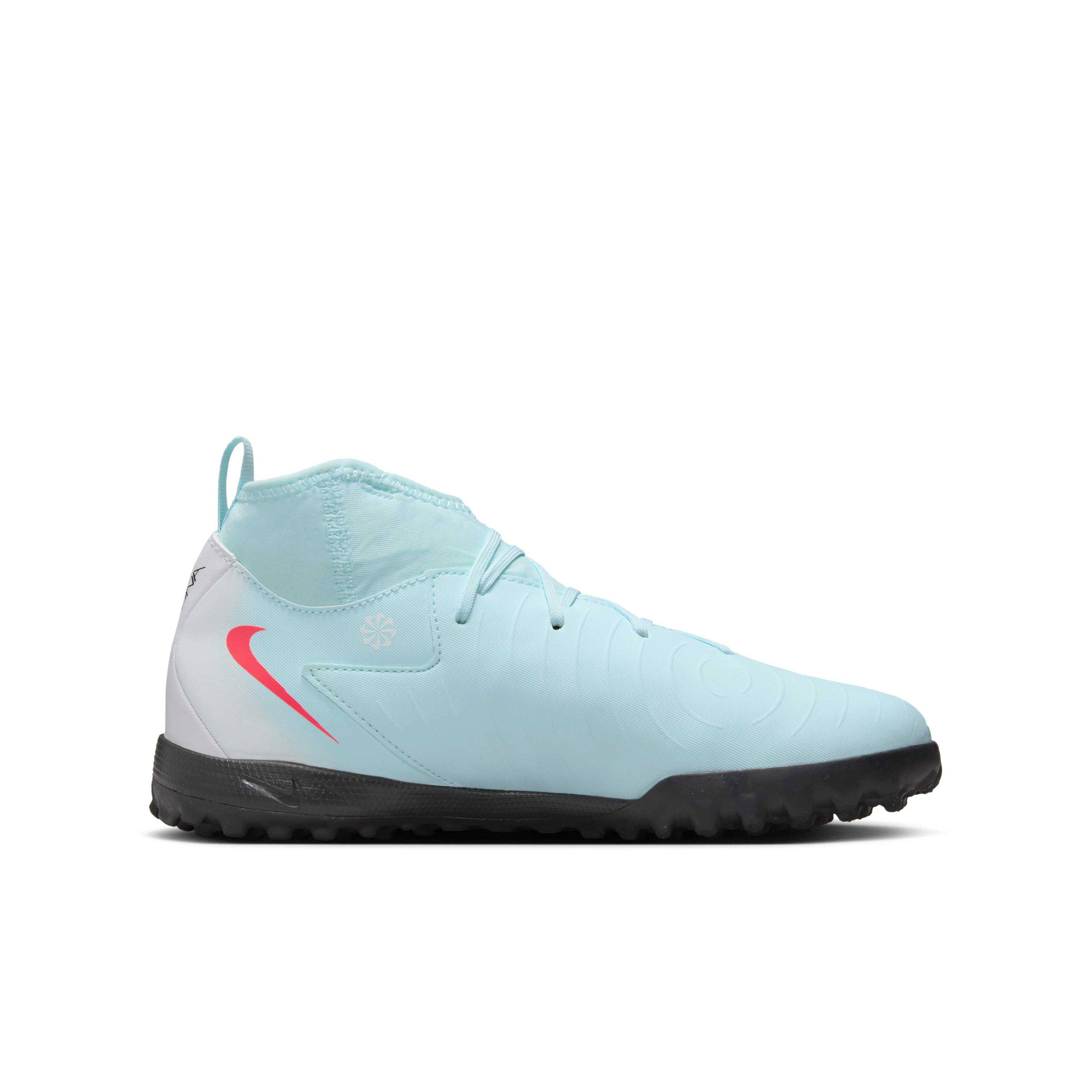Nike Jr. Phantom Luna 2 Academy Turf "Mint/Off Noir/Atomic Red" Grade School Kids' Soccer Shoe - MINT/OFF NOIR/RED Thumbnail View 1