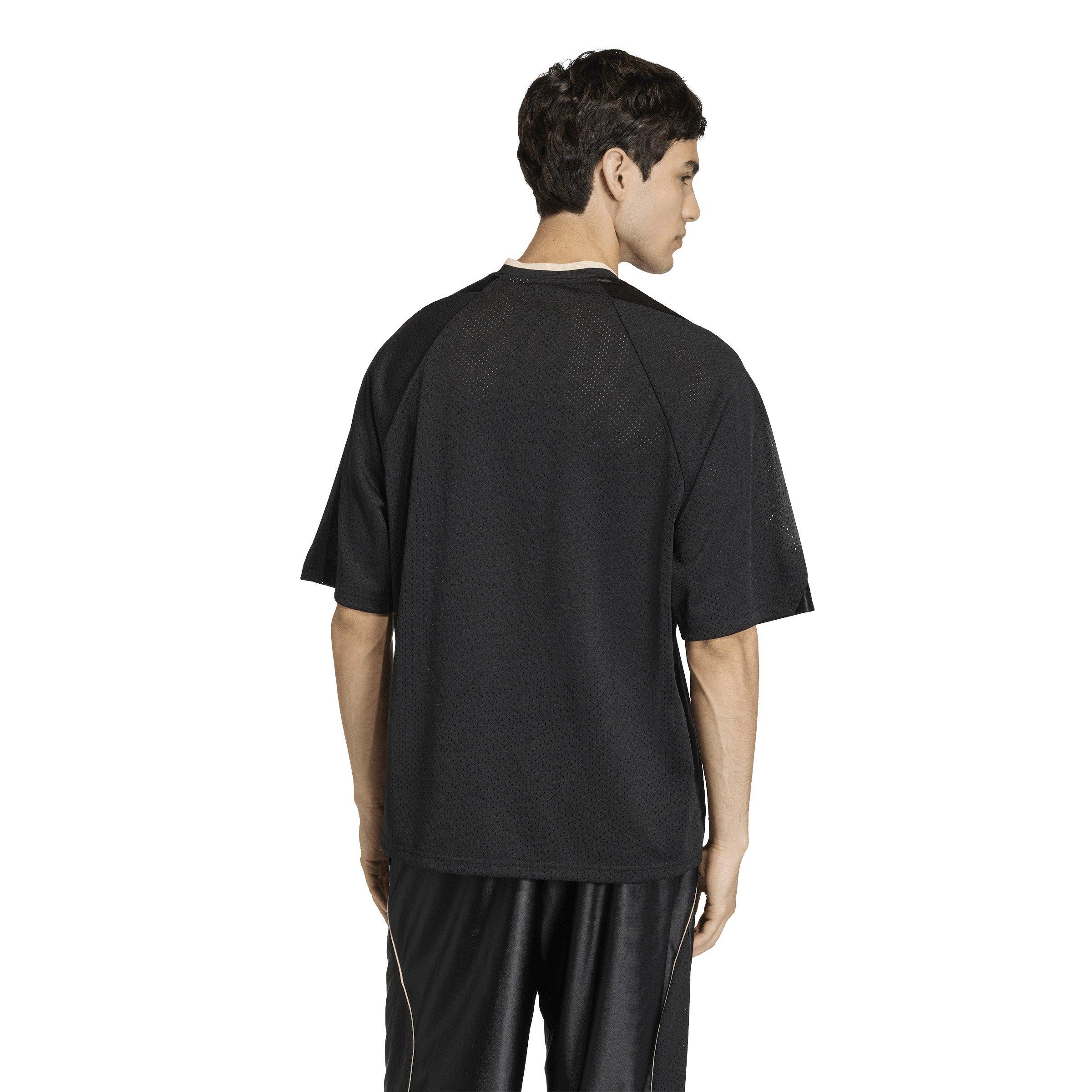 adidas Men's Stadium Graphic Mesh T-Shirt -Black/White - BLACK/WHITE Thumbnail View 2