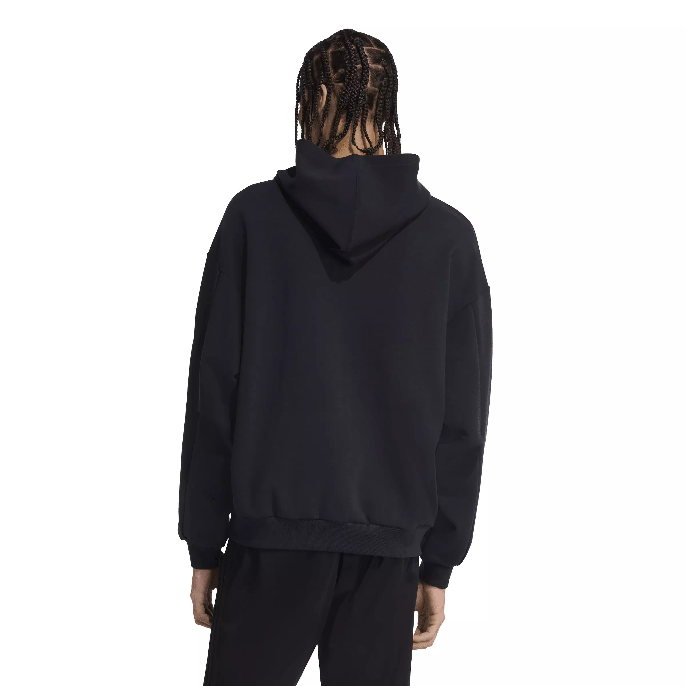 adidas Men's Soft Lux Hoodie -Black - BLACK
