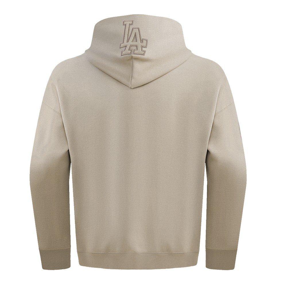 Pro Standard Men's MLB Los Angeles Dodgers Neutral Drop Shoulder Pullover Hoodie - Taupe - TAUPE