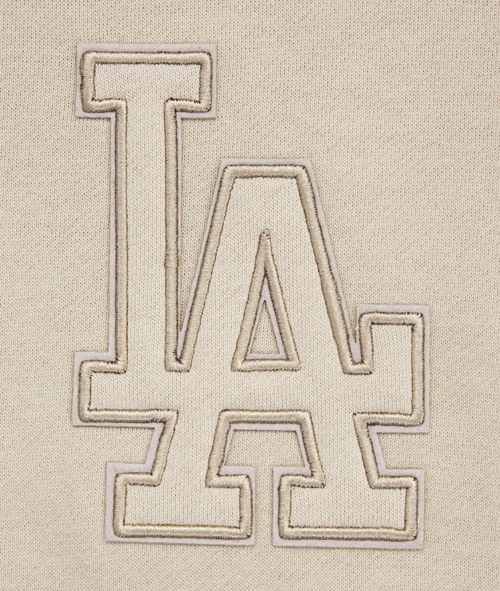 Pro Standard Men's MLB Los Angeles Dodgers Neutral Drop Shoulder Pullover Hoodie - Taupe - TAUPE