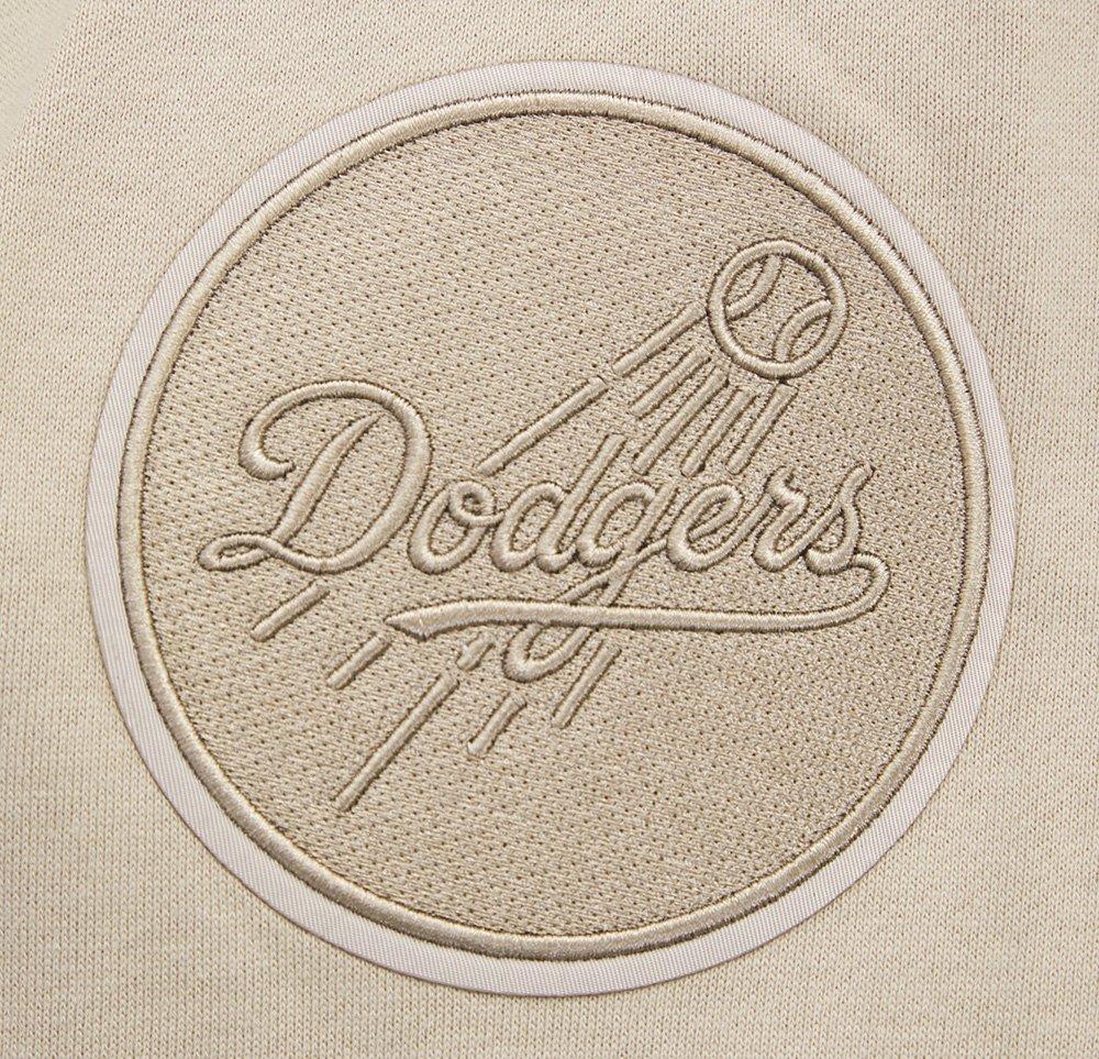 Pro Standard Men's MLB Los Angeles Dodgers Neutral Drop Shoulder Pullover Hoodie - Taupe - TAUPE