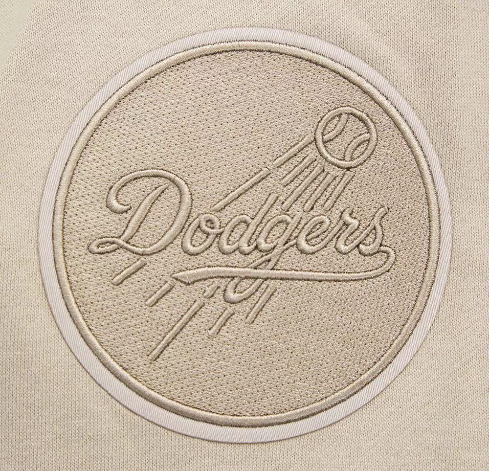 Pro Standard Men's MLB Los Angeles Dodgers Neutral Drop Shoulder Pullover Hoodie - Taupe - TAUPE