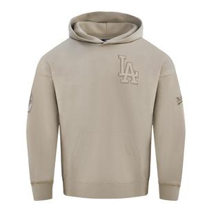 Pro Standard Men's MLB Los Angeles Dodgers Neutral Drop Shoulder Pullover Hoodie - Taupe - TAUPE