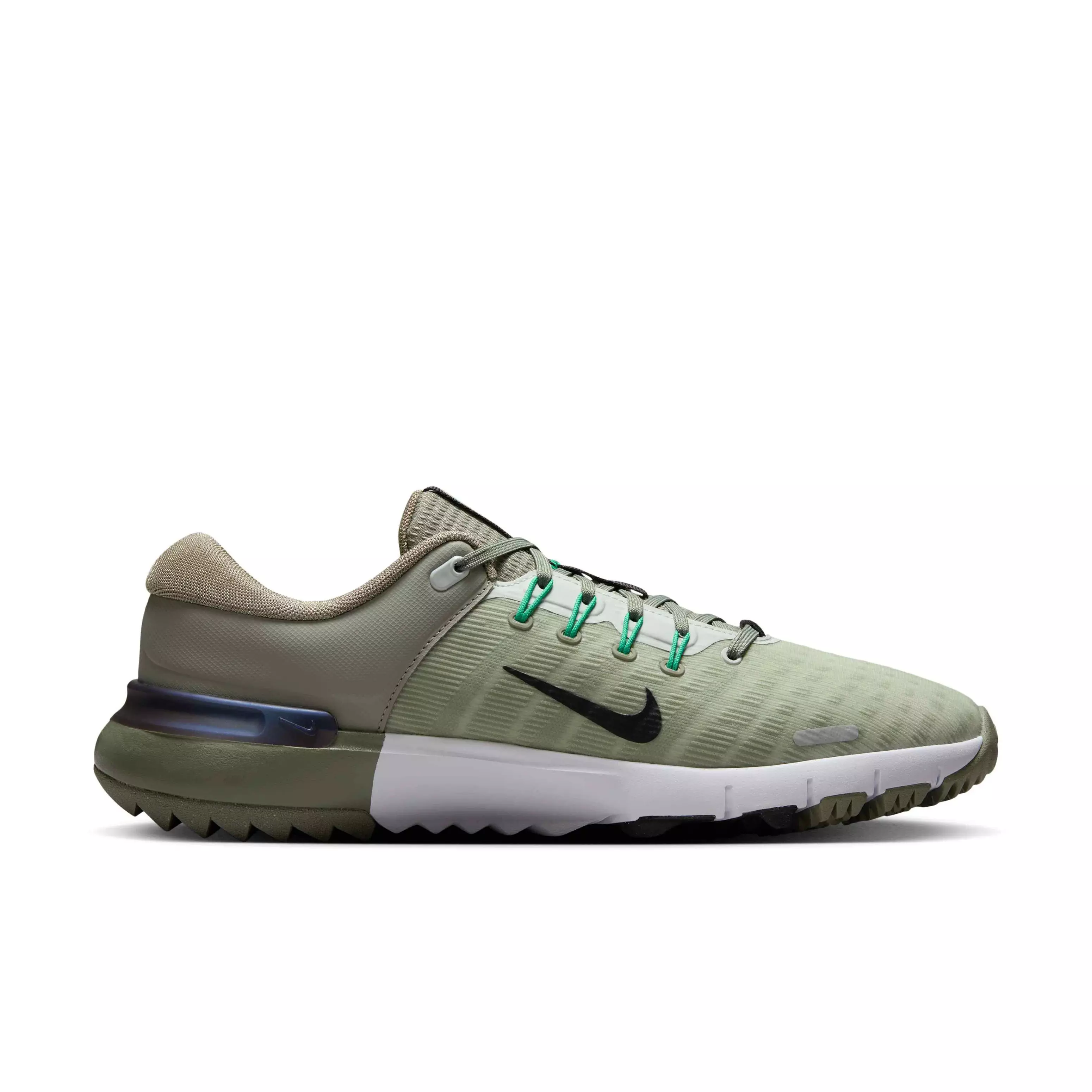 Nike Free Golf NN "Light Army/Light Silver/Black" Men's Golf Shoe - LT ARMY/LT SILVER/BLACK