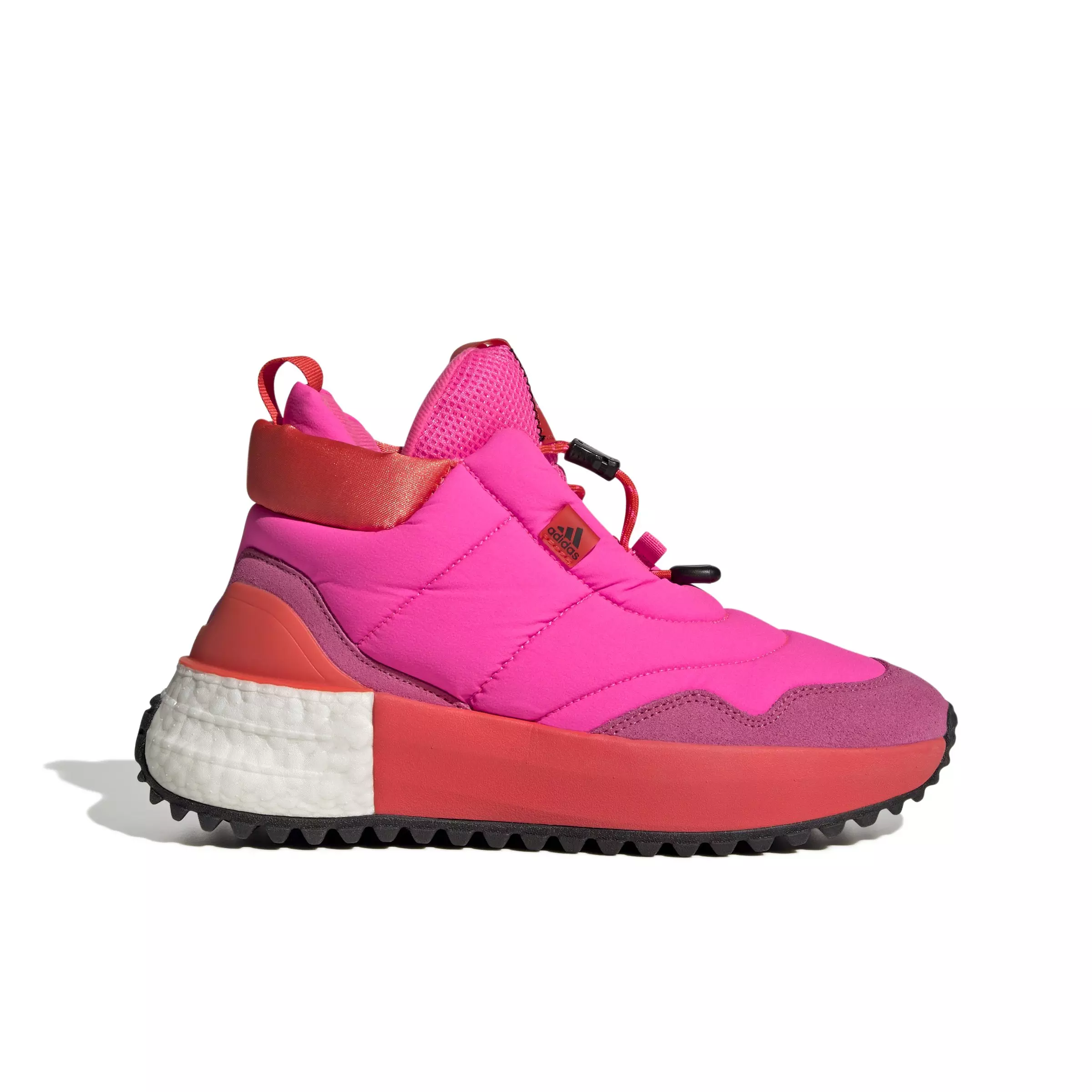 adidas X_PLRBOOST Puffer "Lucid Pink/Bright Red/Pink Fusion" Women's Running Shoe - PINK/RED/PINK
