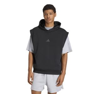 adidas Men's Soft Lux Hooded Vest -Black