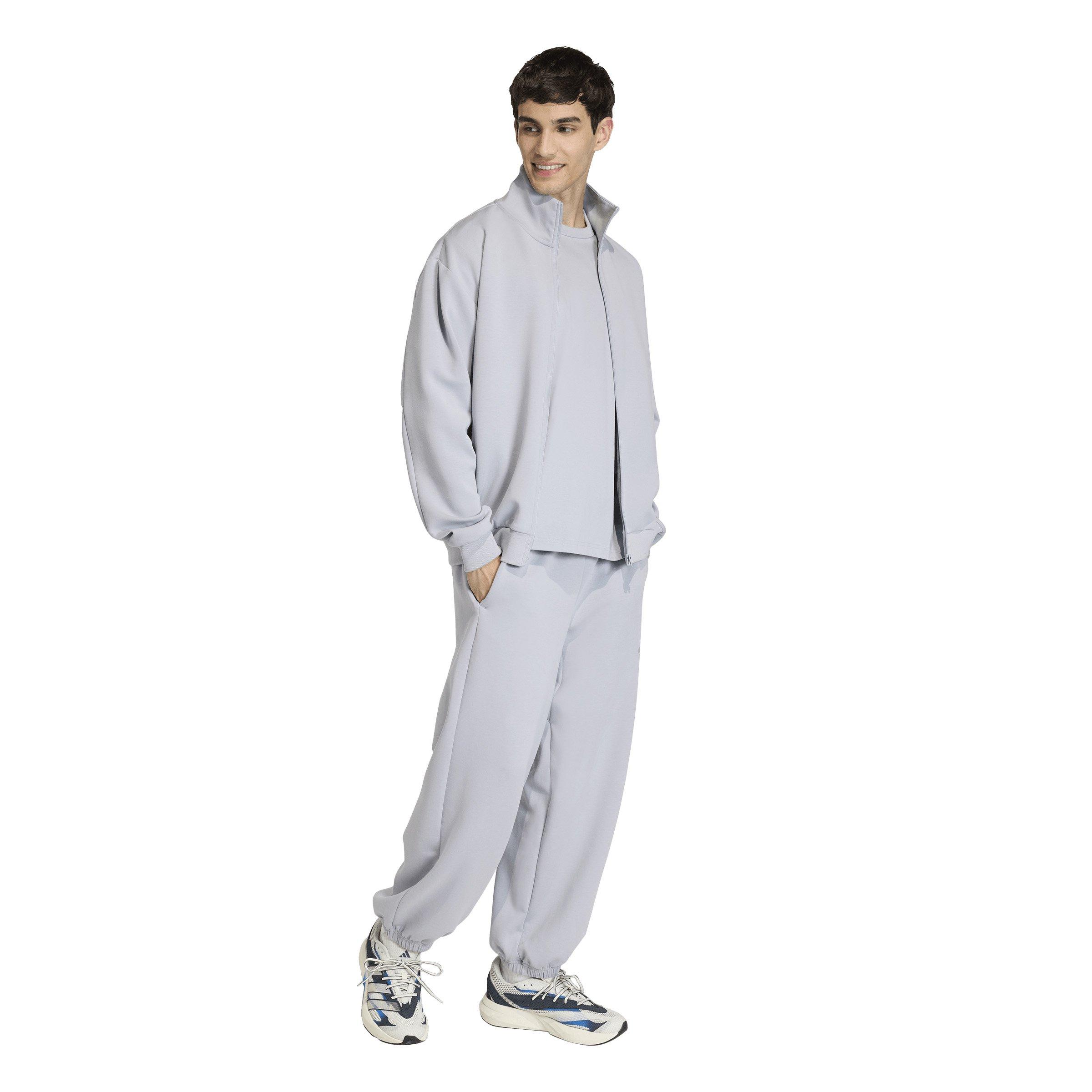 adidas Men's Soft Lux T-Shirt - Silver - SILVER Thumbnail View 5