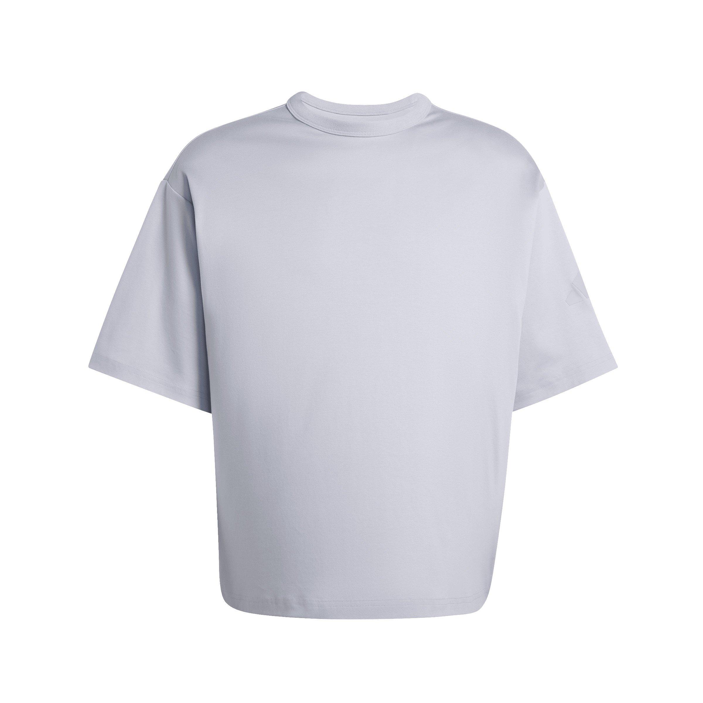 adidas Men's Soft Lux T-Shirt - Silver - SILVER Thumbnail View 6