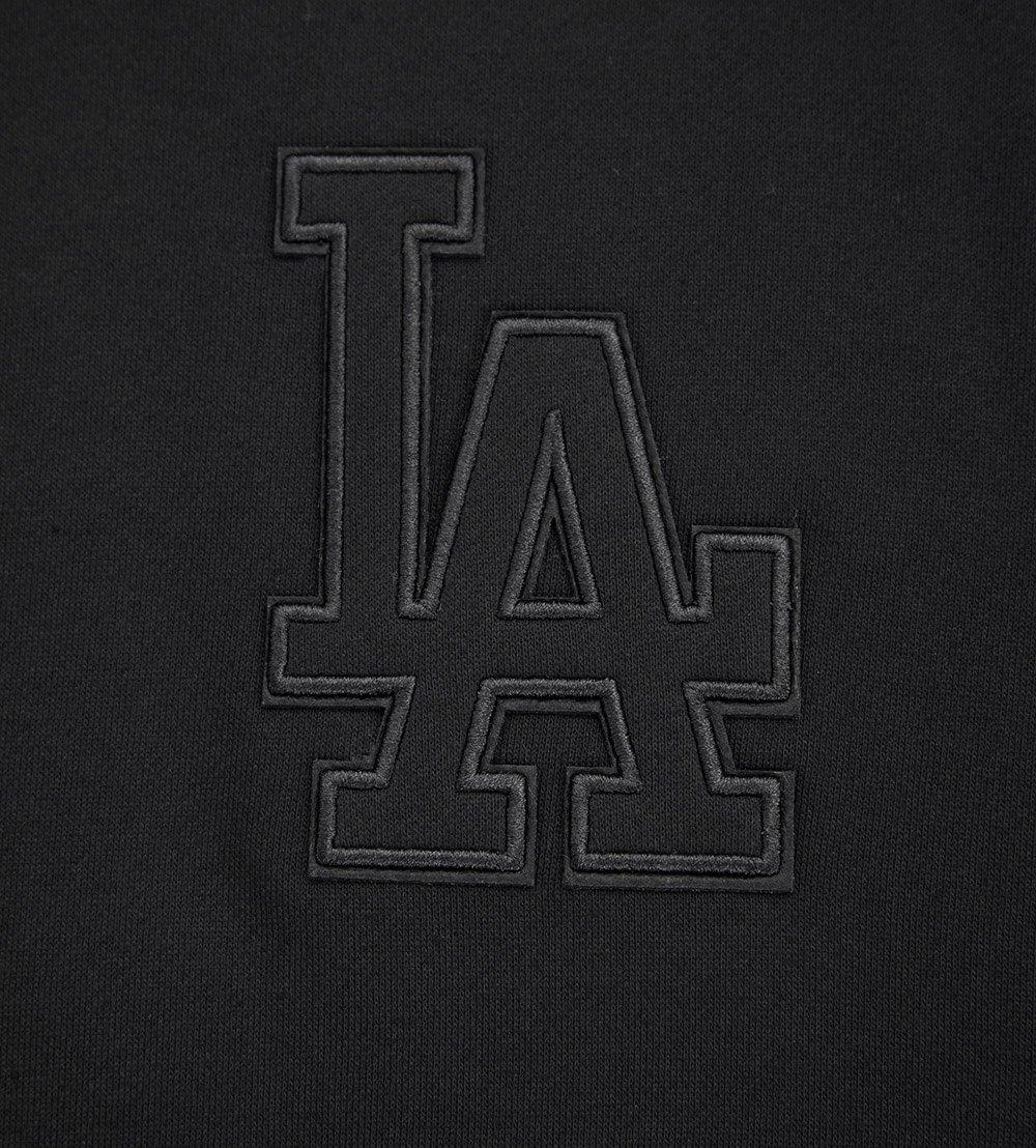 Pro Standard Men's MLB Los Angeles Dodgers Neutral Drop Shoulder Pullover Hoodie - Black - BLACK