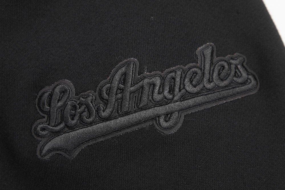 Pro Standard Men's MLB Los Angeles Dodgers Neutral Drop Shoulder Pullover Hoodie - Black - BLACK