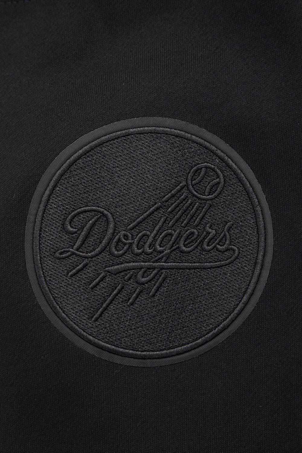 Pro Standard Men's MLB Los Angeles Dodgers Neutral Drop Shoulder Pullover Hoodie - Black - BLACK