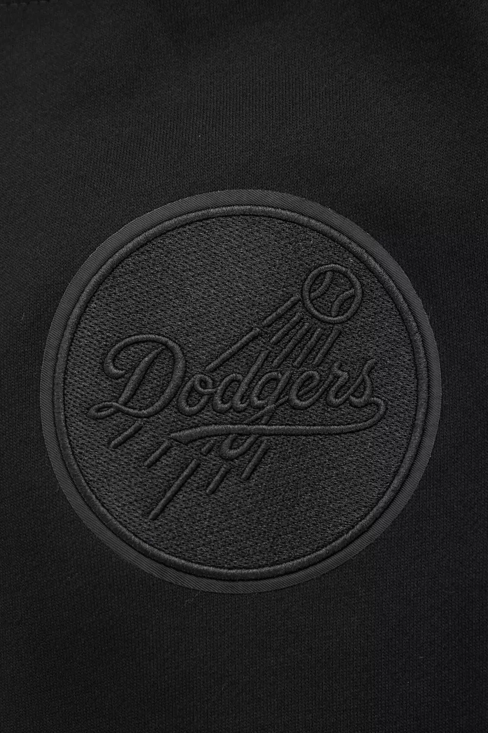 Pro Standard Men's MLB Los Angeles Dodgers Neutral Drop Shoulder Pullover Hoodie - Black - BLACK