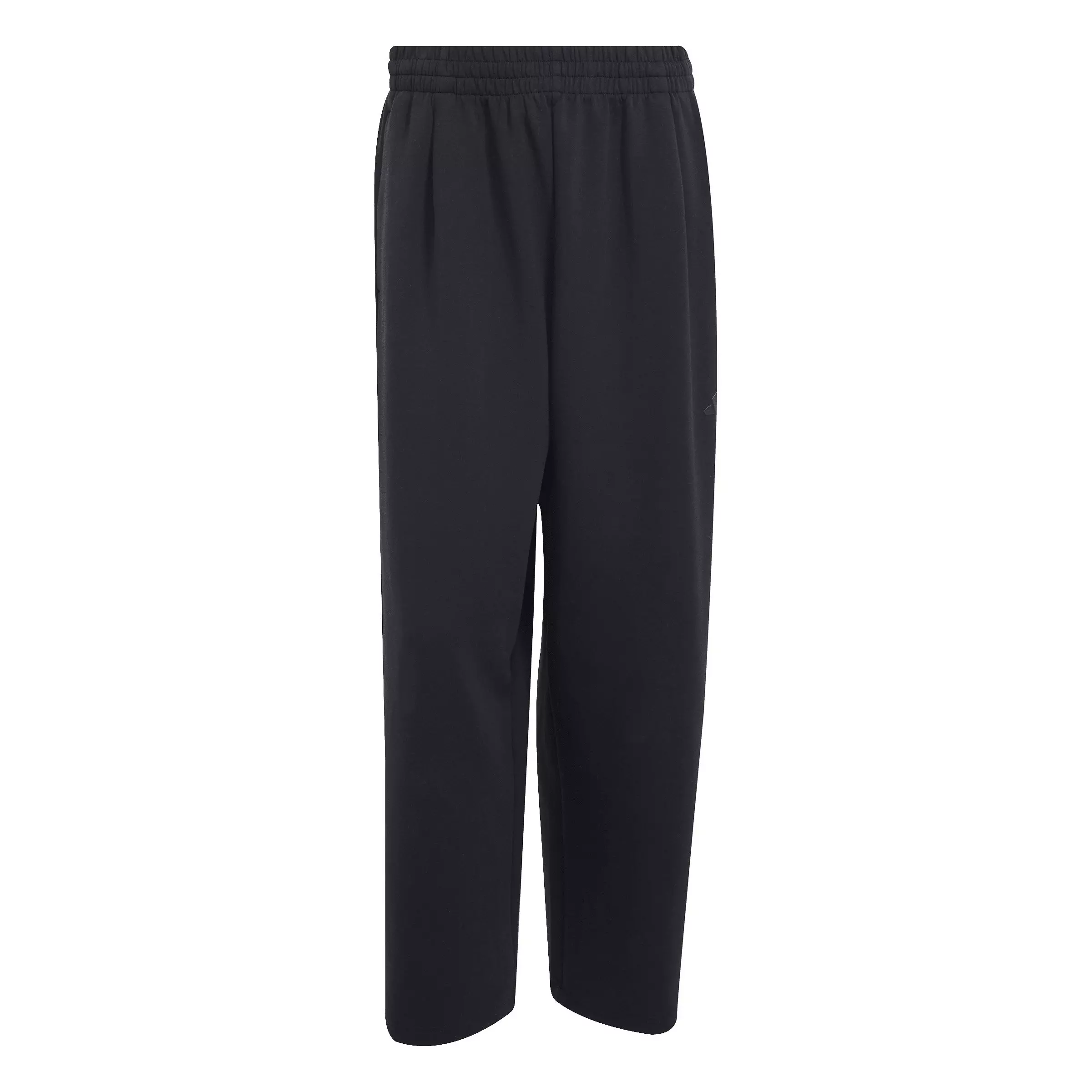 adidas Men's Soft Lux Straight Leg Tracksuit Bottoms -Black - BLACK