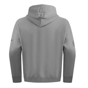 Pro Standard Men's MLB Los Angeles Dodgers Neutral Drop Shoulder Pullover Hoodie - Dk Grey - DK GREY