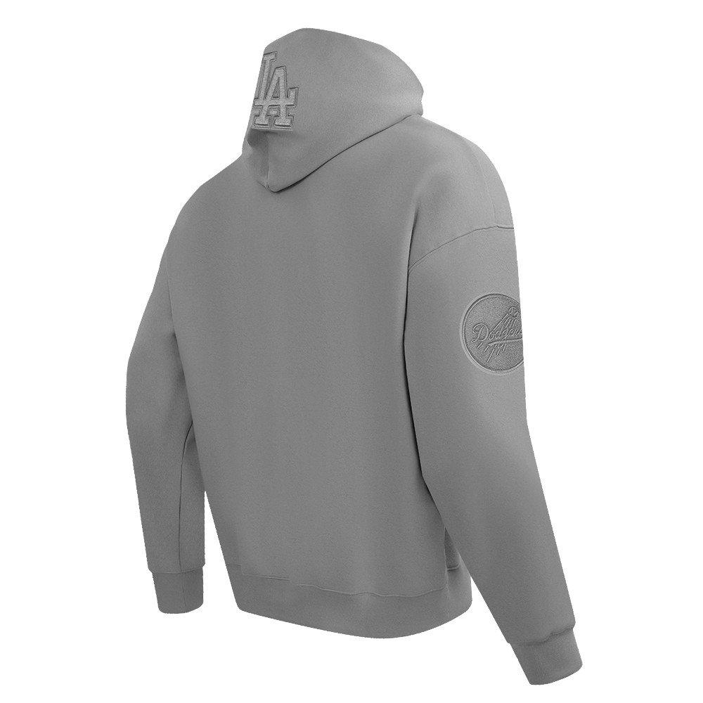 Pro Standard Men's MLB Los Angeles Dodgers Neutral Drop Shoulder Pullover Hoodie - Dk Grey - DK GREY