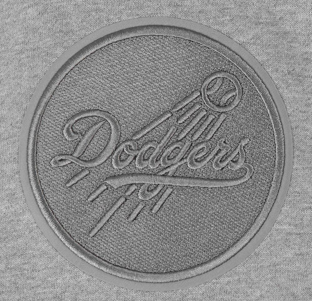 Pro Standard Men's MLB Los Angeles Dodgers Neutral Drop Shoulder Pullover Hoodie - Dk Grey - DK GREY