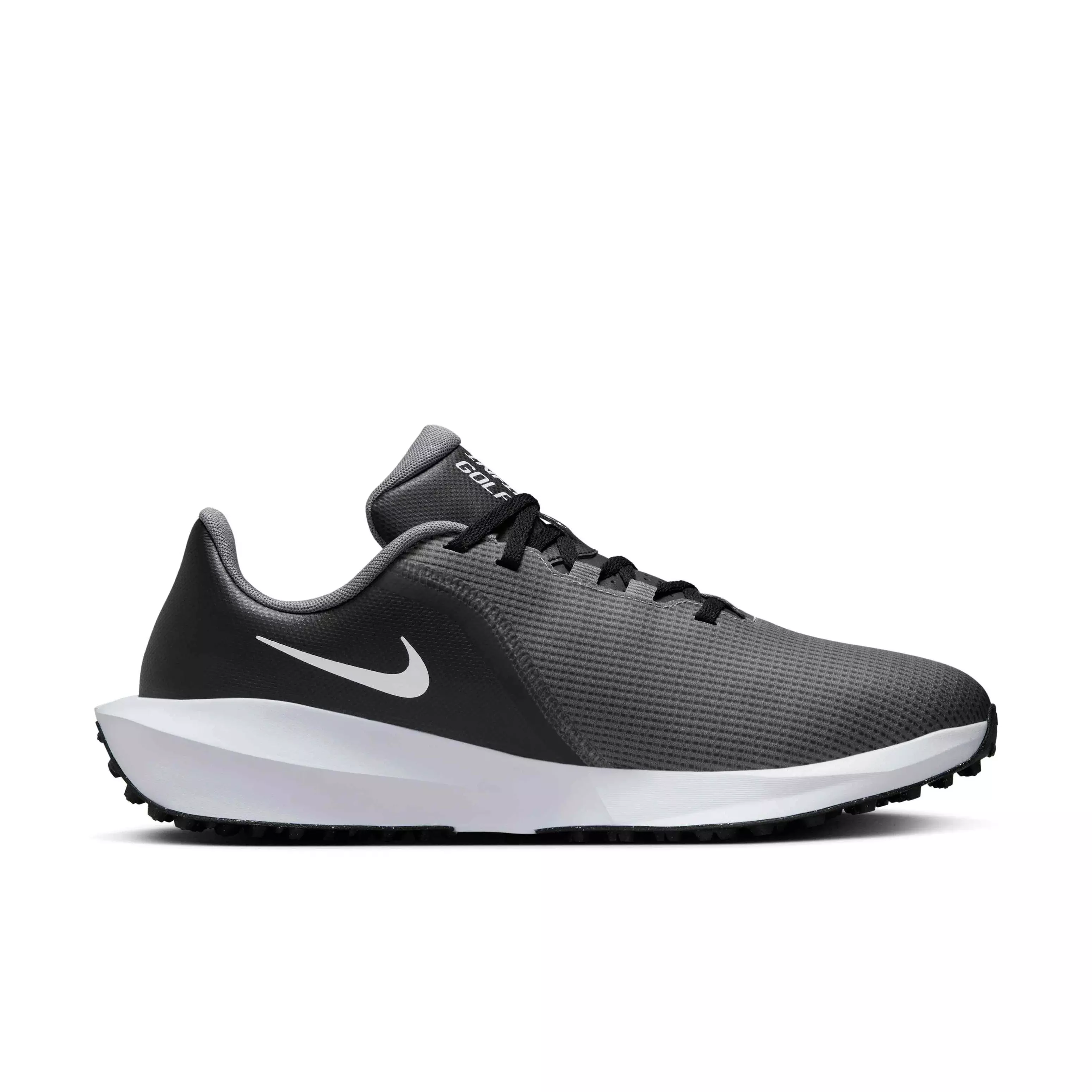 Nike Infinity G NN "Black/Smoke Grey/White" Men's Wide Golf Shoe - BLACK/GREY/WHITE