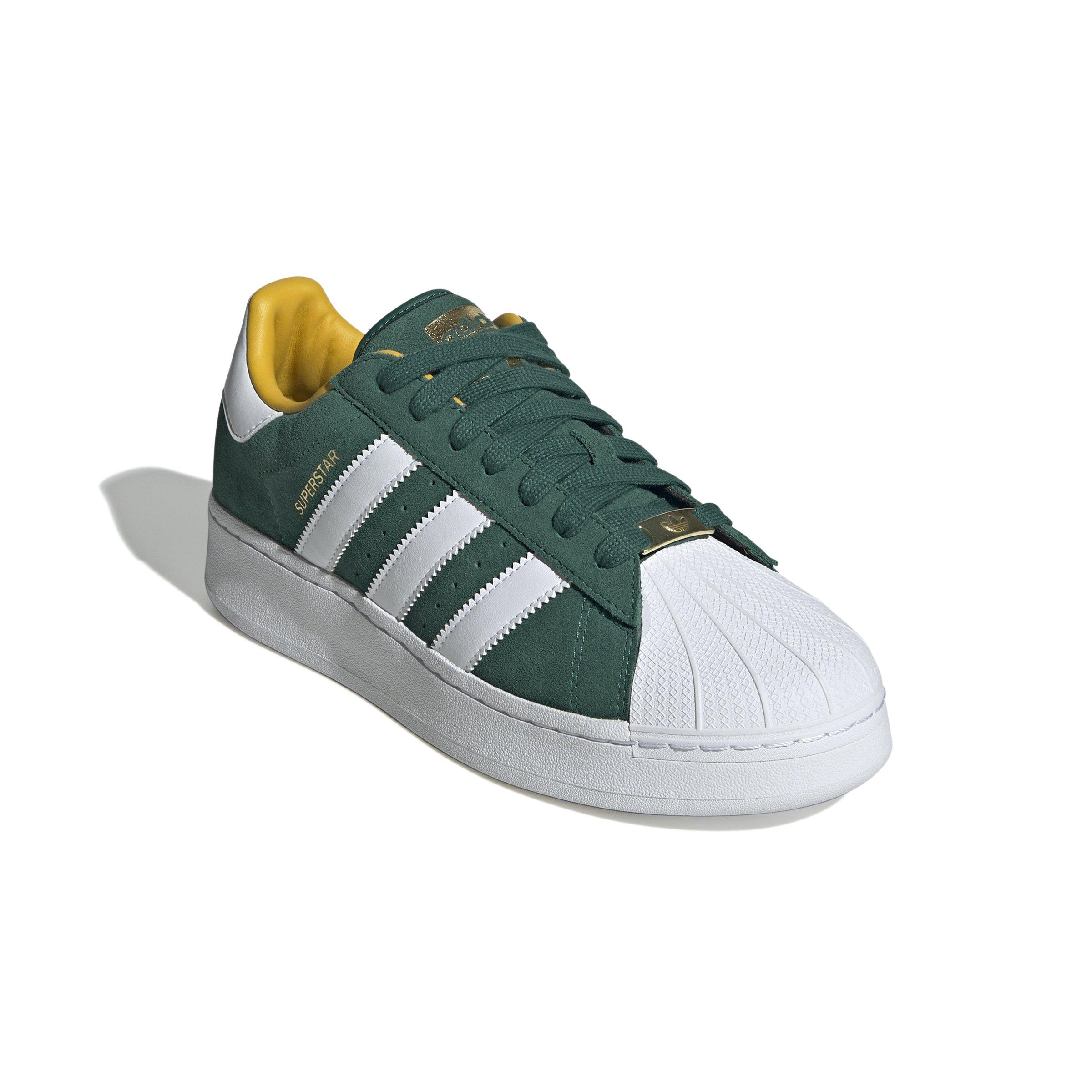 Men's shoes adidas Originals Superstar Xlg Collegiate Green/ Ftw White/  Bold Gold