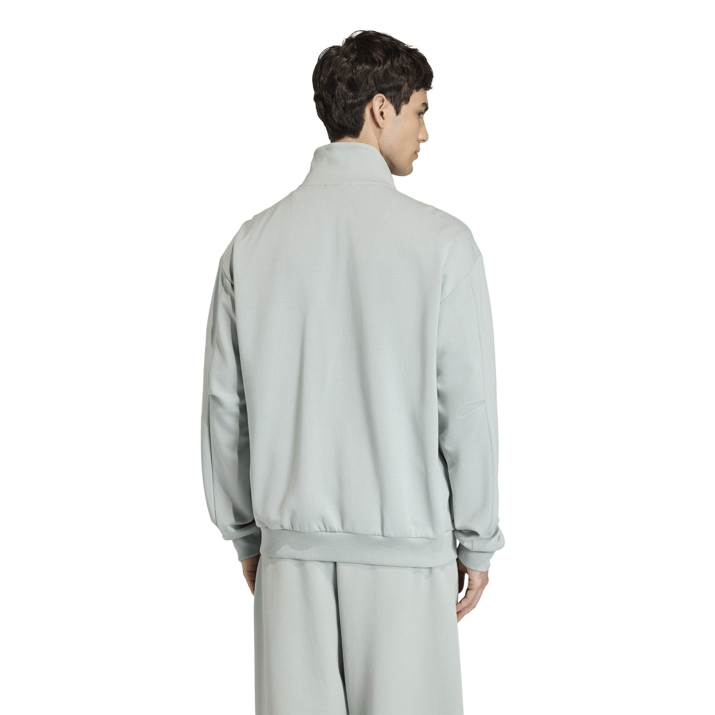 adidas Men's Soft Lux Track Top- Green - GREEN Thumbnail View 2