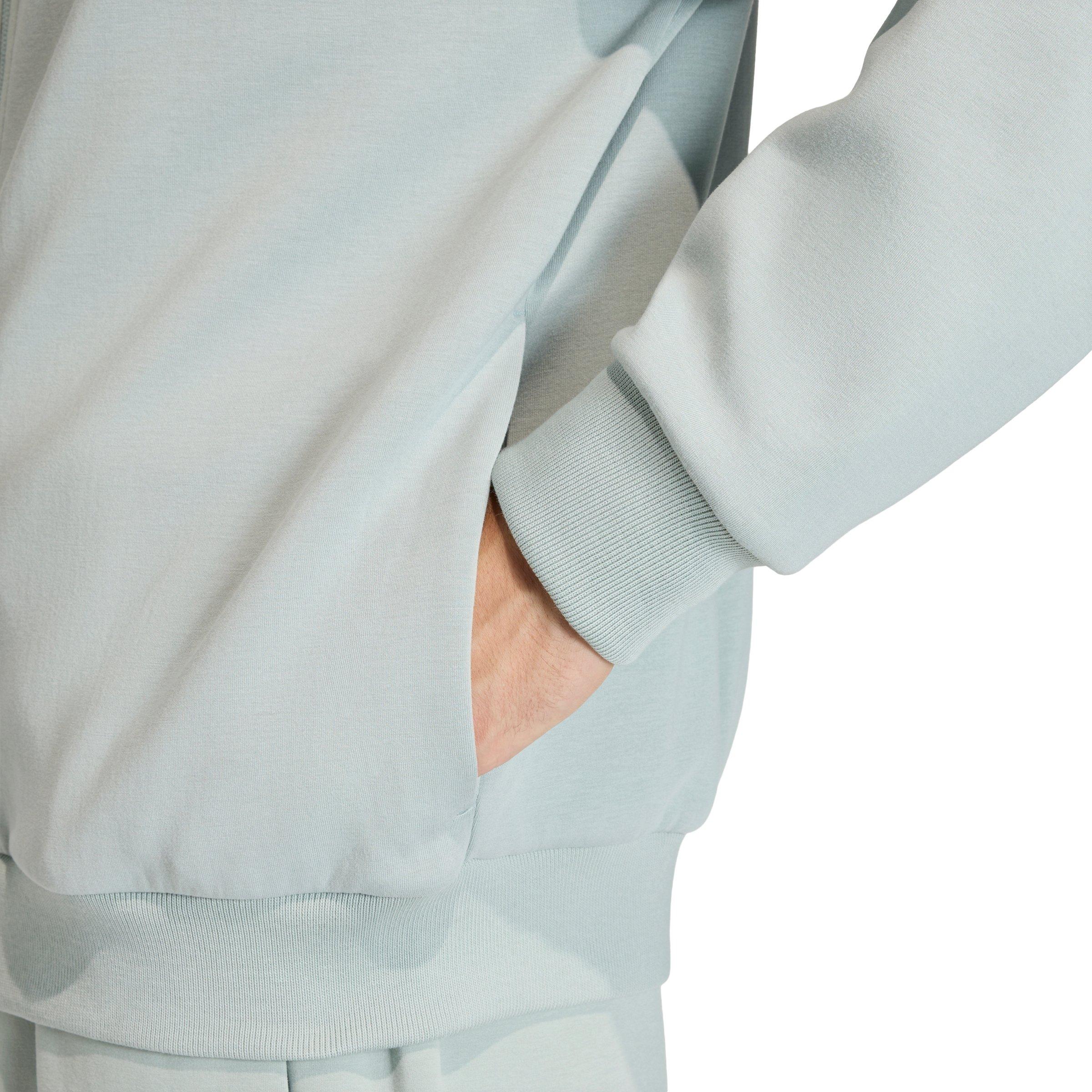 adidas Men's Soft Lux Track Top- Green - GREEN Thumbnail View 4