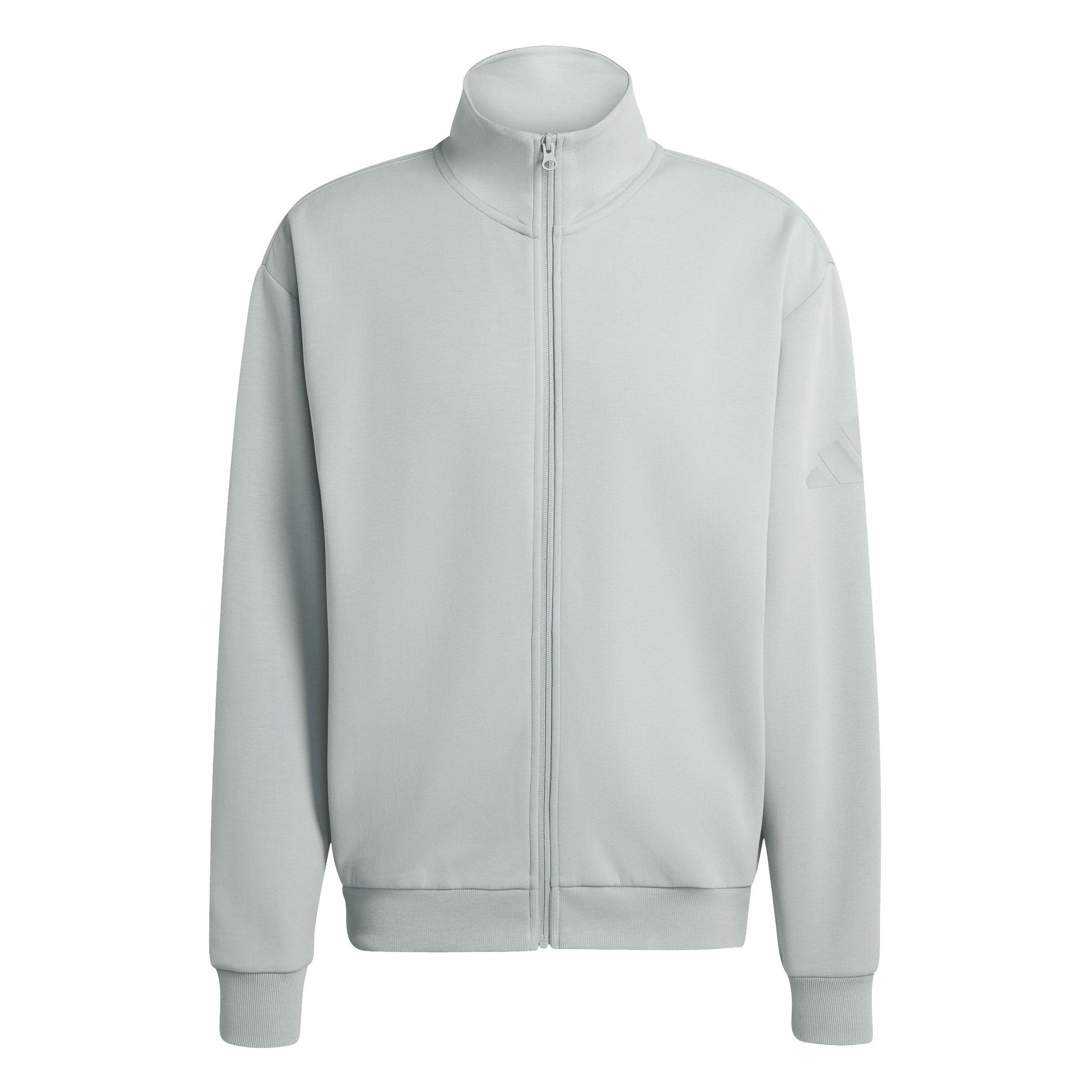 adidas Men's Soft Lux Track Top- Green - GREEN Thumbnail View 6