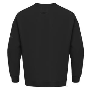 Pro Standard Men's MLB Los Angeles Dodgers Neutral Drop Shoulder Fleece Crewneck Sweatshirt - Black - BLACK