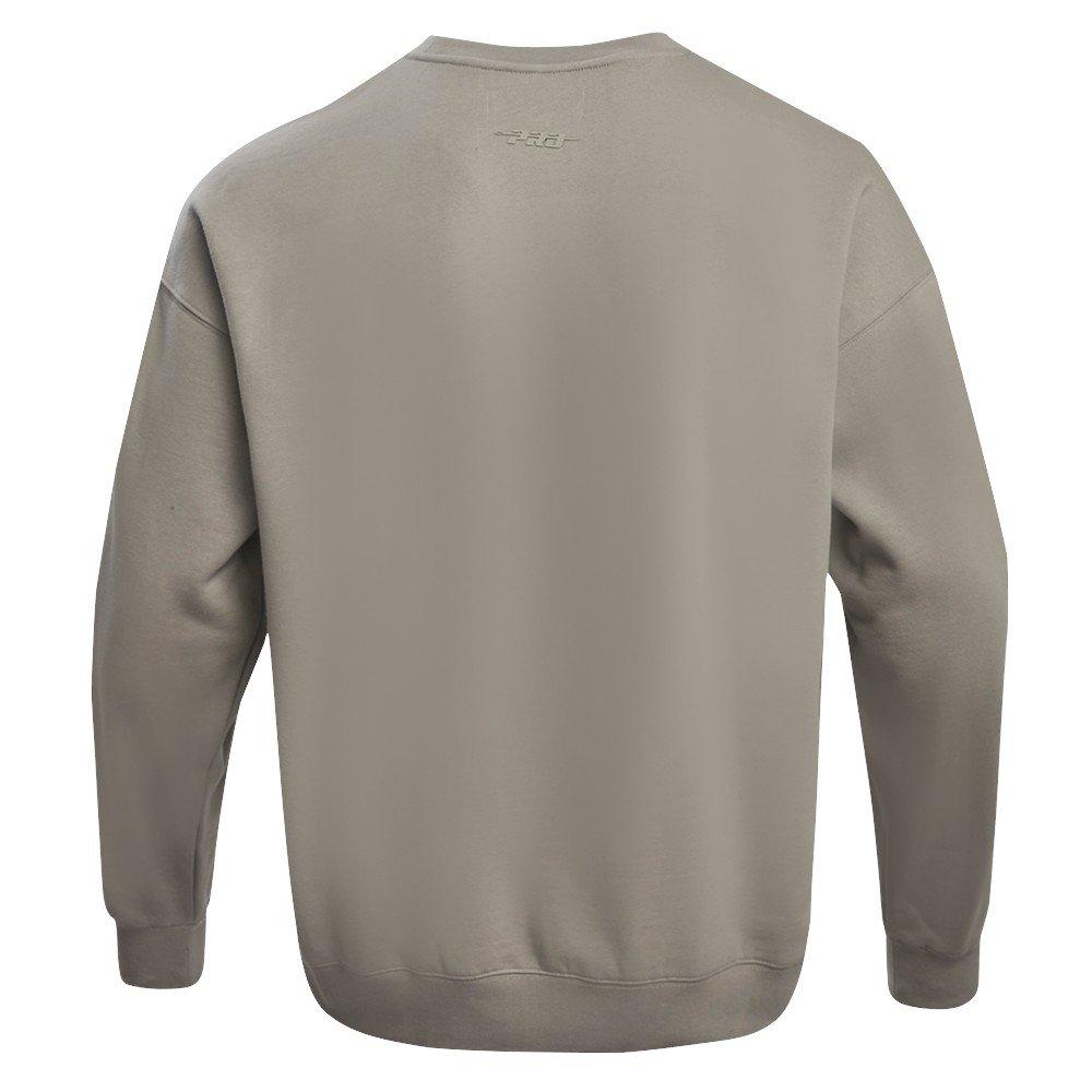 Pro Standard Men's MLB Los Angeles Dodgers Neutral Drop Shoulder Fleece Crewneck Sweatshirt - Taupe - TAUPE