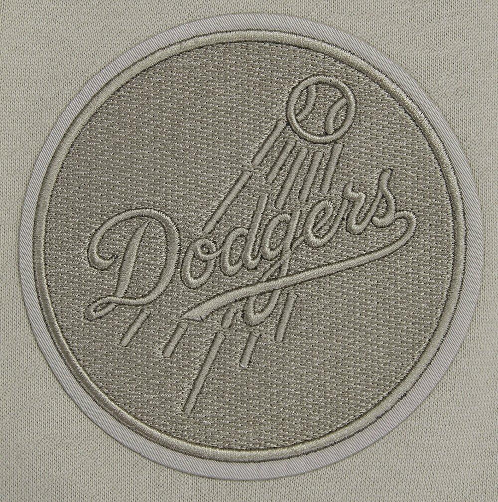 Pro Standard Men's MLB Los Angeles Dodgers Neutral Drop Shoulder Fleece Crewneck Sweatshirt - Taupe - TAUPE