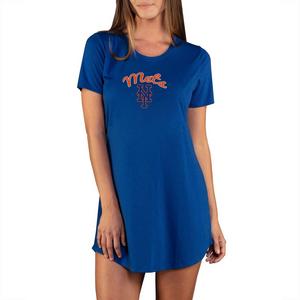 College Concepts Women's Marathon Knit New York Mets Nightshirt -Royal